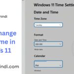 how to change Date and Time in Windows 11